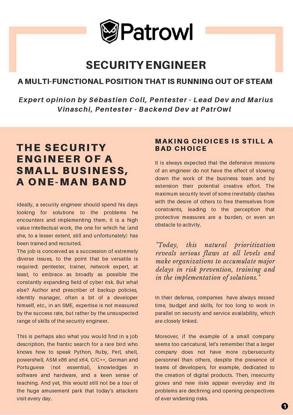 security engineer